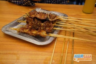 胖子特色烤羊肝,胖子特色烤羊肝赚得真多!